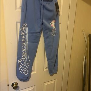 Peanuts Women’s Light Blue Joggers
